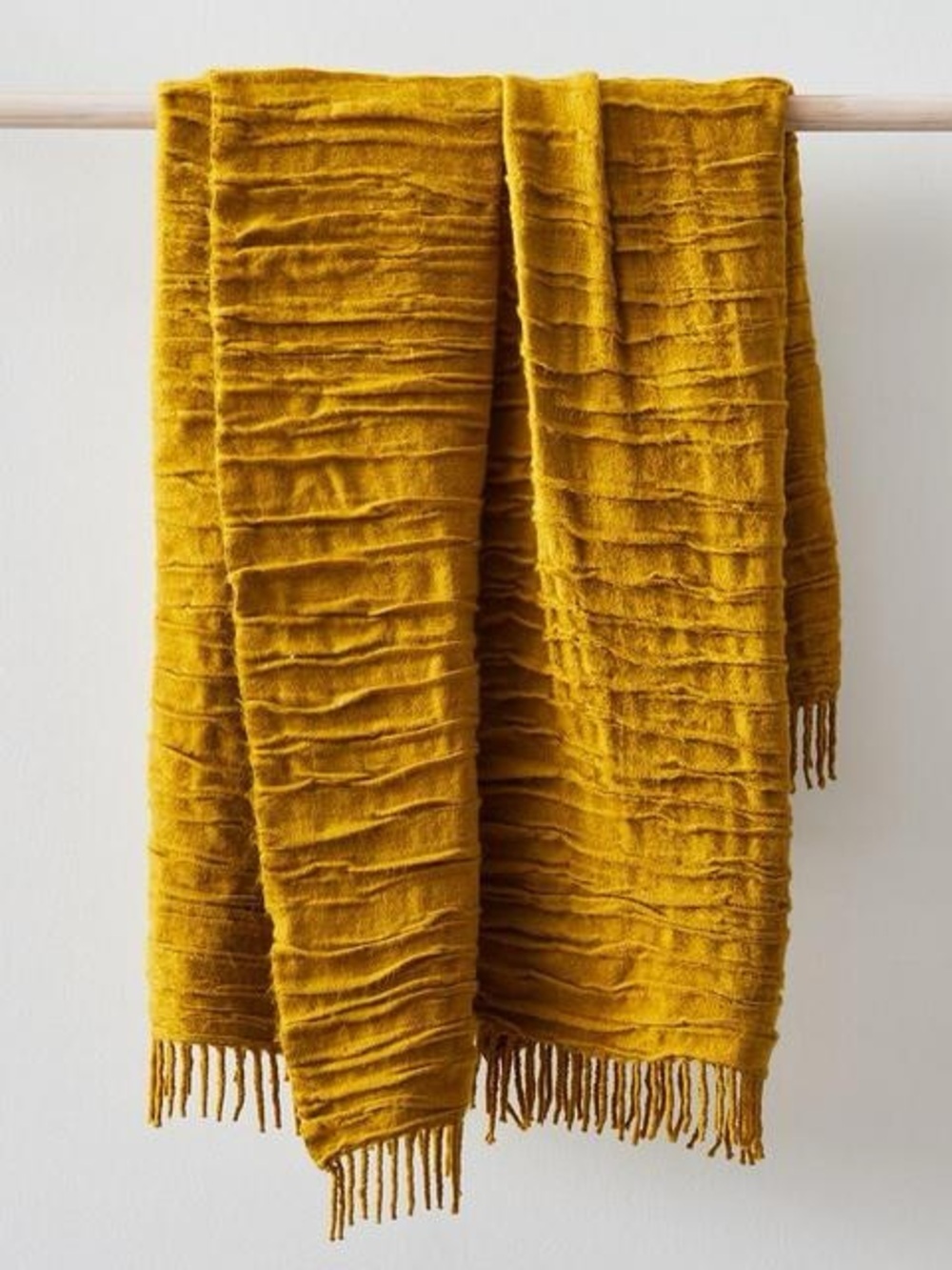 West Elm Crinkled Throw Blanket